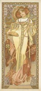 Portrait of Jaroslava (Jarca), Mucha's daughter